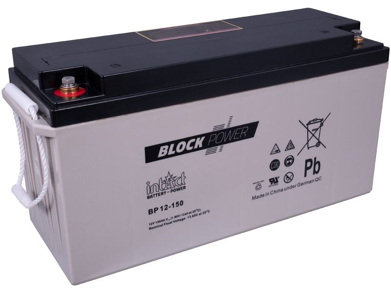 Intact Block Power Bp Agm Batterie V Ah